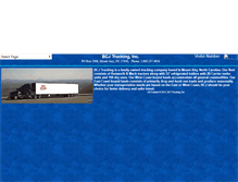 Tablet Screenshot of bcjtrucking.com